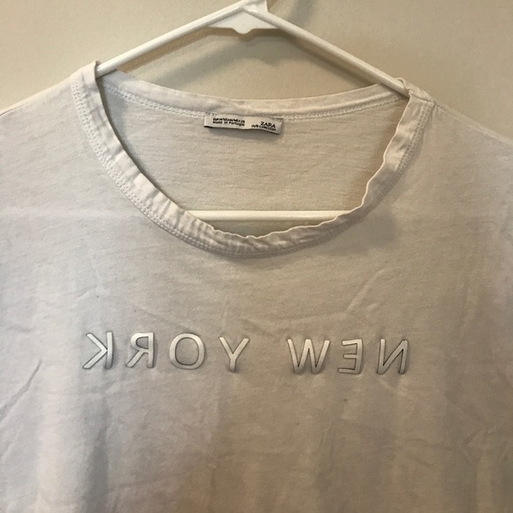 Zara white tee - Picture 2 of 4